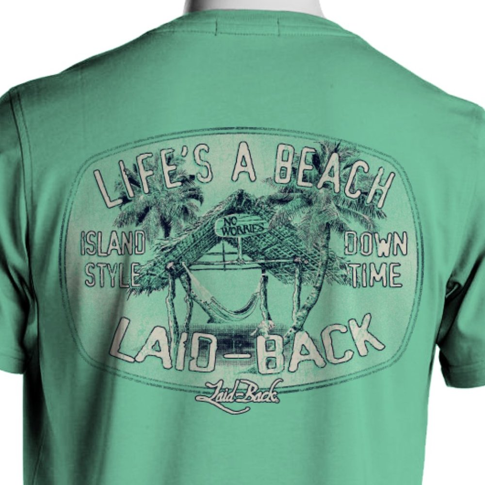 Comfort Colors Vacation Beach Island Hammock Preshrunk Cotton T-Shirt
